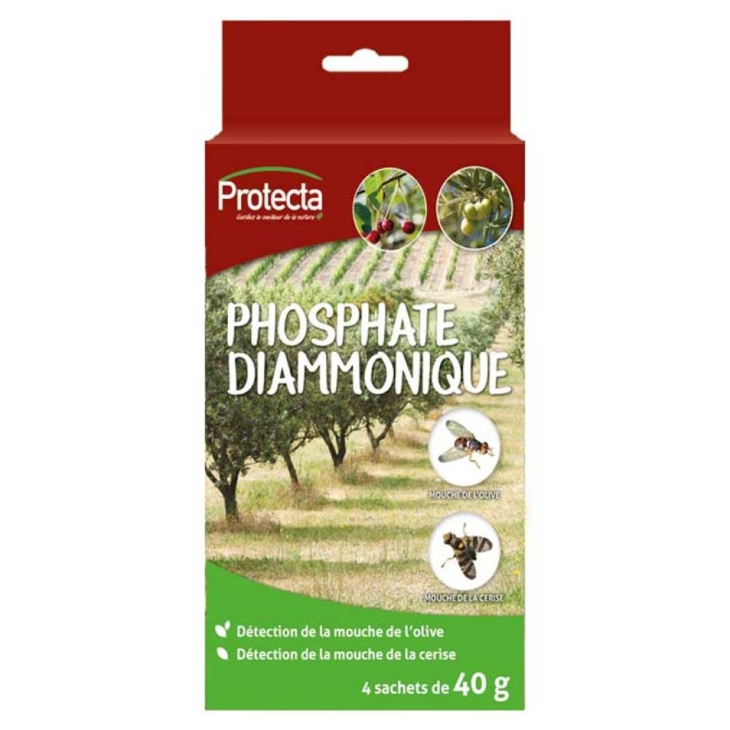  Attractif Pour Mouche Piqueuse Protecta - Phosphate Diammonique - Etui De 4 Sachets De 40g
