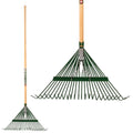  Balai à Gazon Fil Plat Droit Avec Raidisseur 24 Dents Spear & Jackson