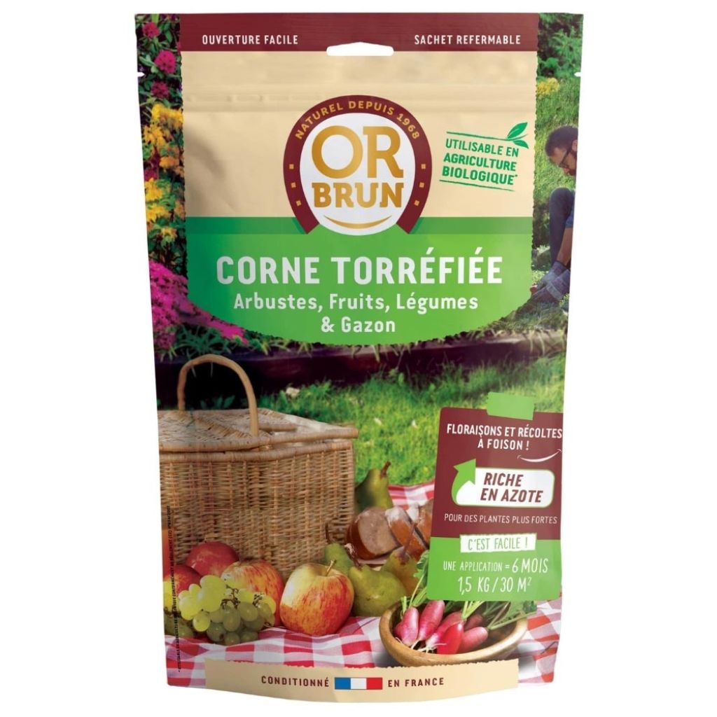  Corne Torréfiée Or Brun Sac De 1.5 Kg