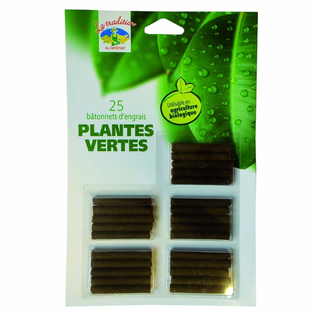  Engrais Bâtonnet Plantes Vertes UAB En Blister De 25