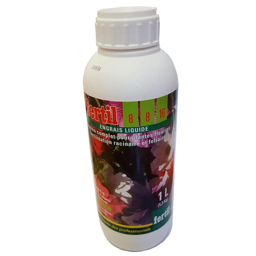  Engrais Liquide Professionnel 8-8-16 Fertil En Bidon De 1 Litre