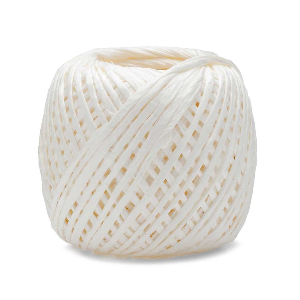 Ficelle En Lin Blanchi Contact Alimentaire La Cordeline - Pelote 100g Ø1mm ±110m