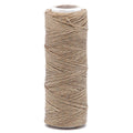  Ficelle En Lin Ecru + Fil Métallique Ø1.5mm ±120m En Roll De 200g Avec Crochet Métal