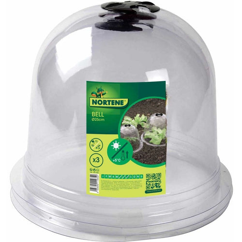  Cloche à Salade Transparente PVC Ø 25 Cm- Vendu Par 3