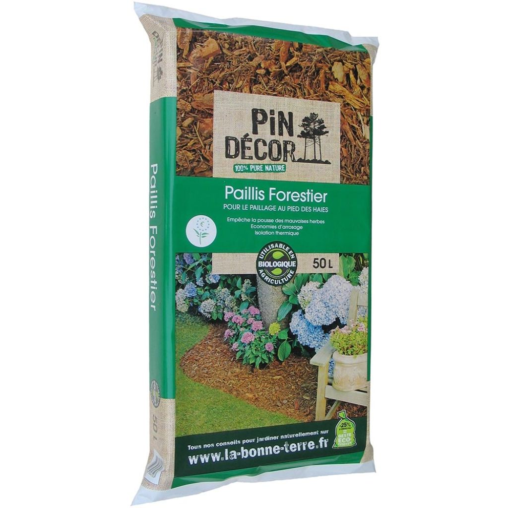  Paillis Forestier En Sac De 50L